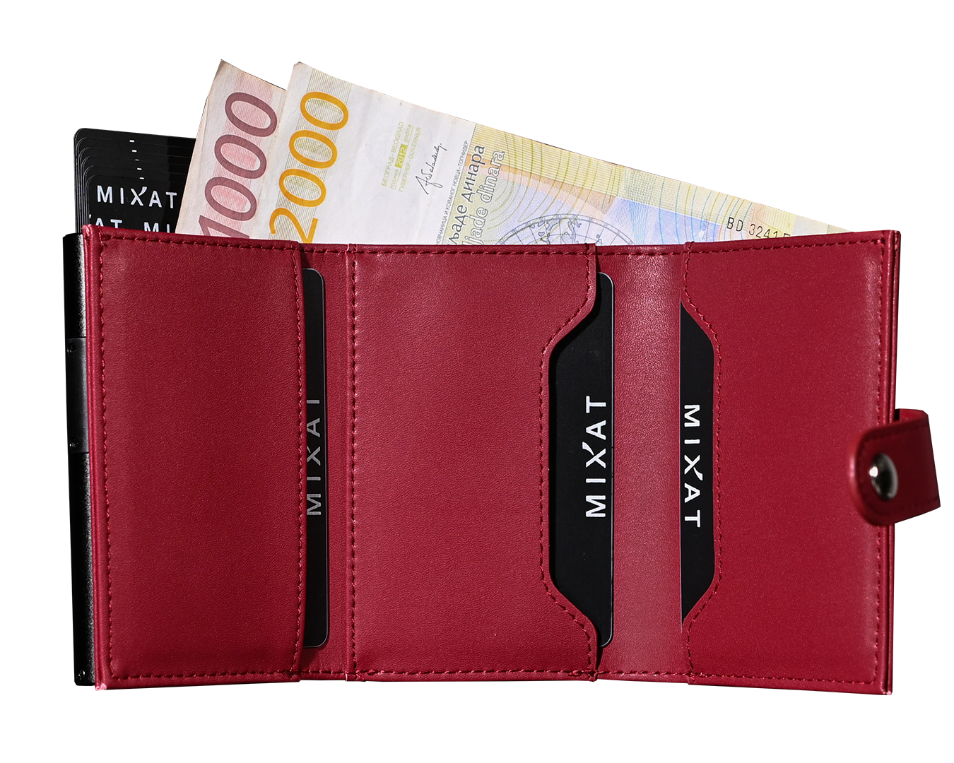 MIXAT novčanik - bordo boja